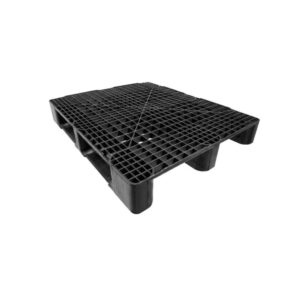 Pallet forte vazado preto 100x120 suporta até 7500kg